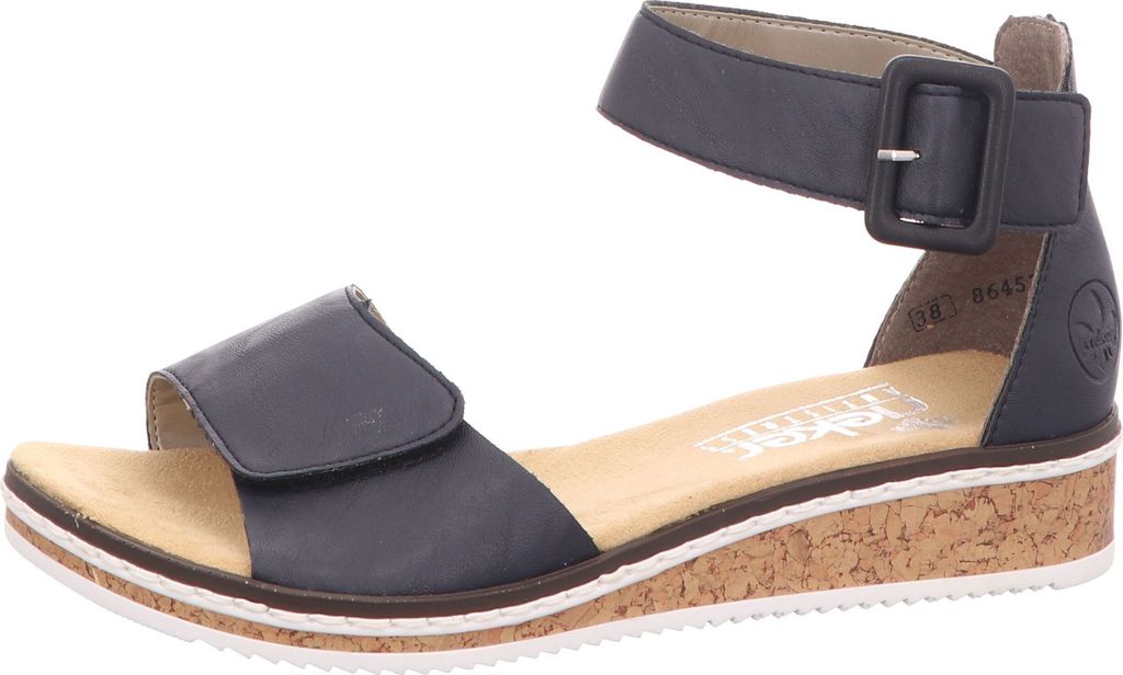 Rieker Damen Sandalen geschlossene Ferse Klettverschluss Produktbild 43