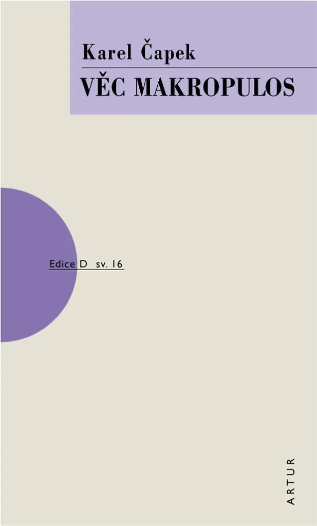 Livre Věc Makropulos Karel Čapek - Drame classique théâtre européen