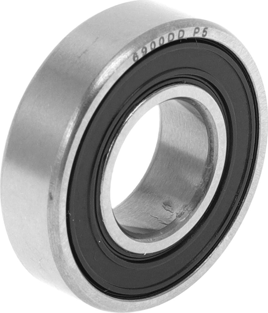 6900DD Rillenkugellager P5 10x22x6mm Geschmierte Lager Doppelte Gummilippen Dichtung Schwarz Silberfarben Scooter Skateboard Rad