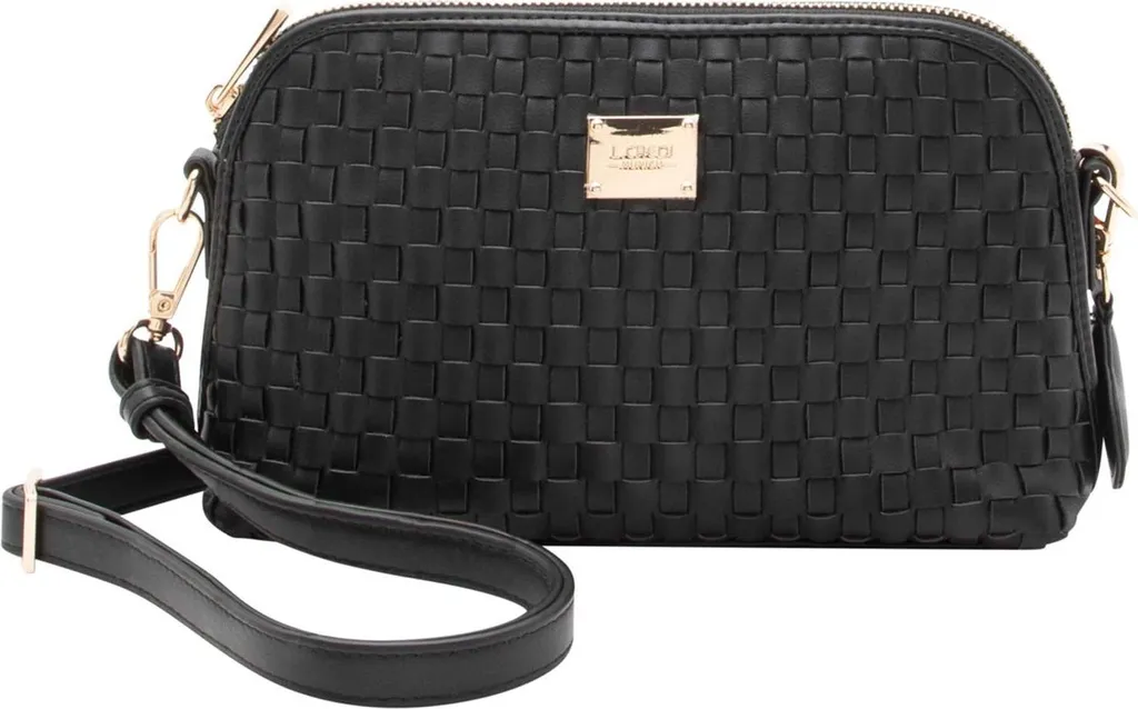 L.CREDI borsa a tracolla Radka Crossbody Bag Black nero