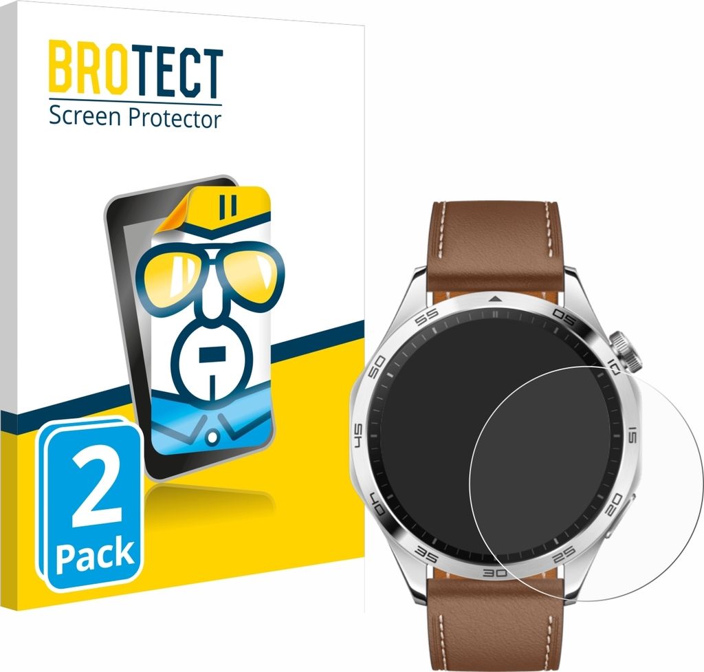 2x Für Huawei Watch GT 4 (46mm) Schutzfolie BROTECT Produktbild 