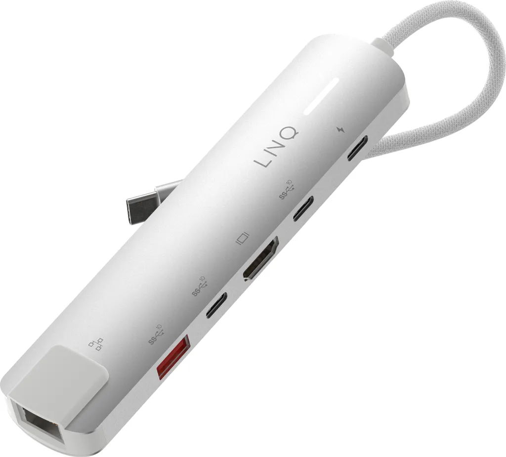 Station d'accueil USB-C Multiport 6 en 1 - Hub LINQ PRO 140W 4K HDMI