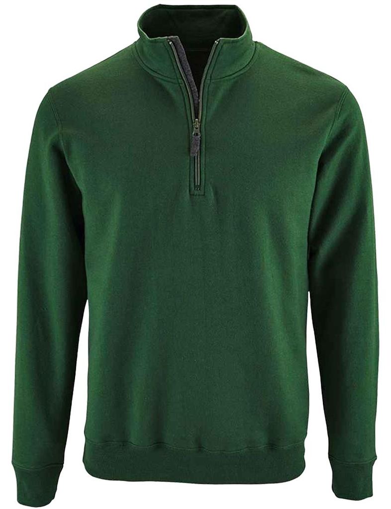 SOLS - "Stan" Pullover Stehkragen für Herren LT3185 (L) (Flaschengrün)