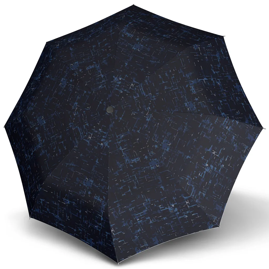 Parapluie pliant Knirps RE³ Duomatic Structure Blue compact et automatique