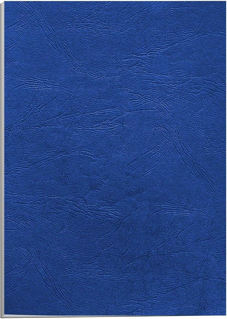 Fellowes Deckblatt Delta Lederstruktur DIN A4 royalblau 25 Blatt