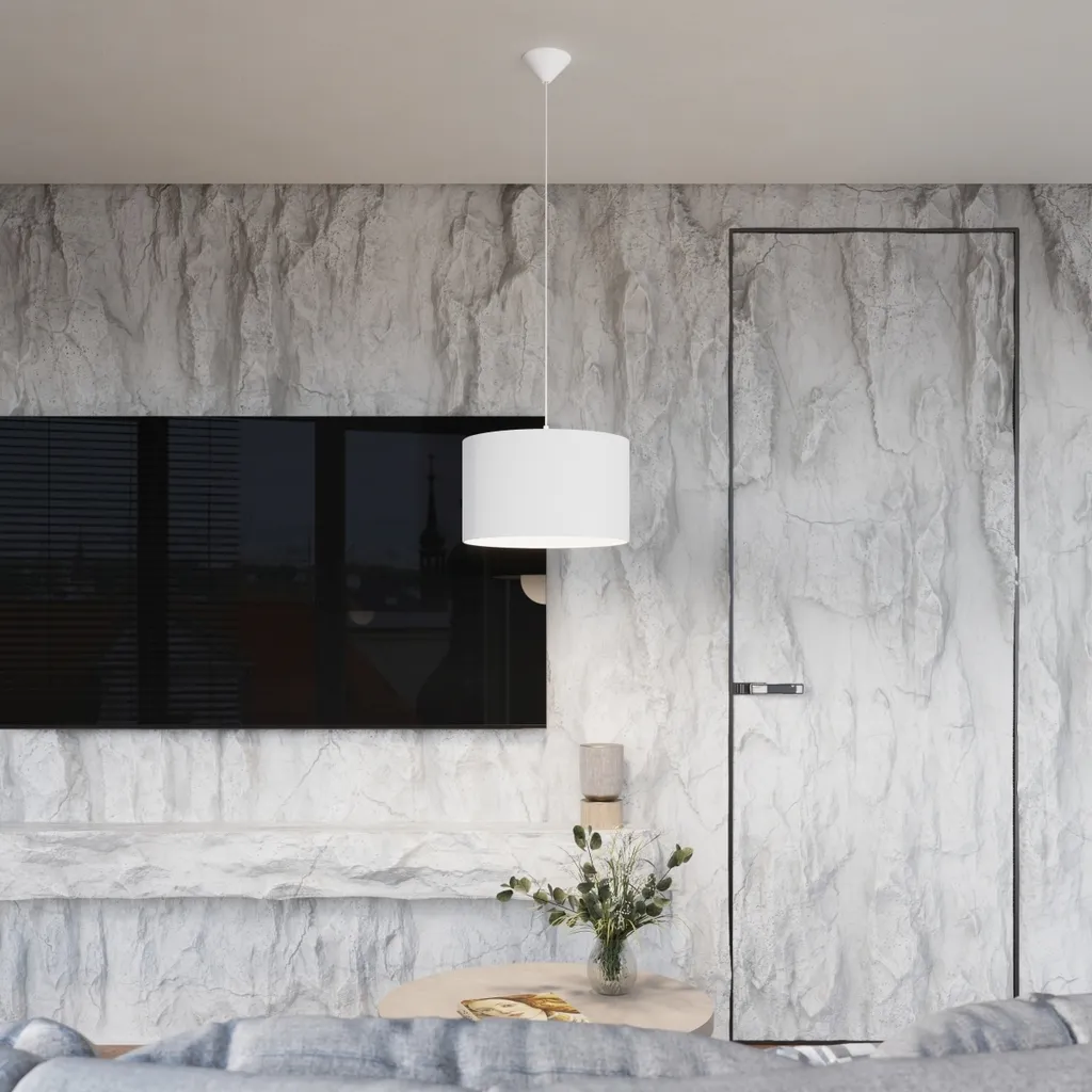 Éclairage Plafond Chambre et Salon Suspension NOVA 40 Blanche E27 - 11
