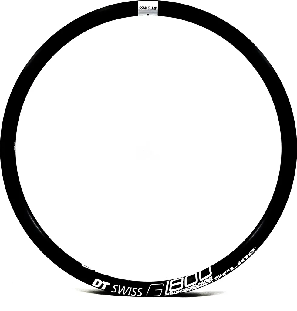 Jante DT Swiss G1800 noire 27,5" robuste et Tubeless Ready 24 trous