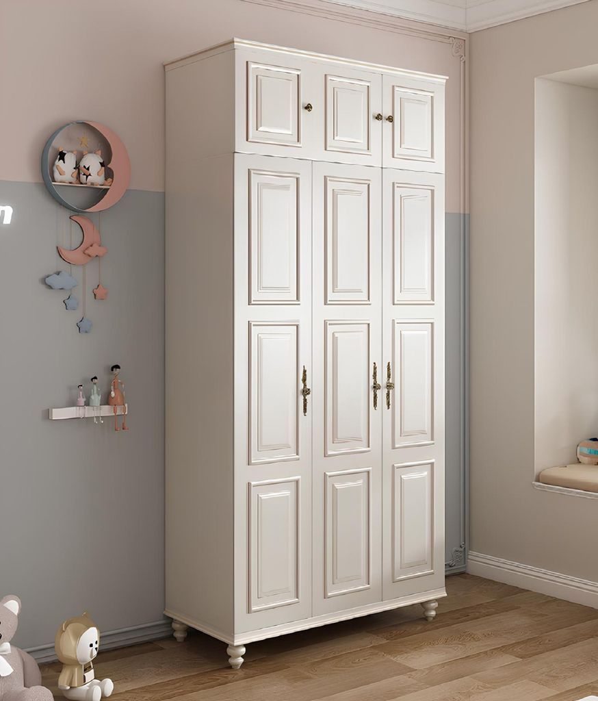 Klassischer Schrank Kleiderschrank Schlafzimmer Schränke Landhaus Stil Neu Möbel