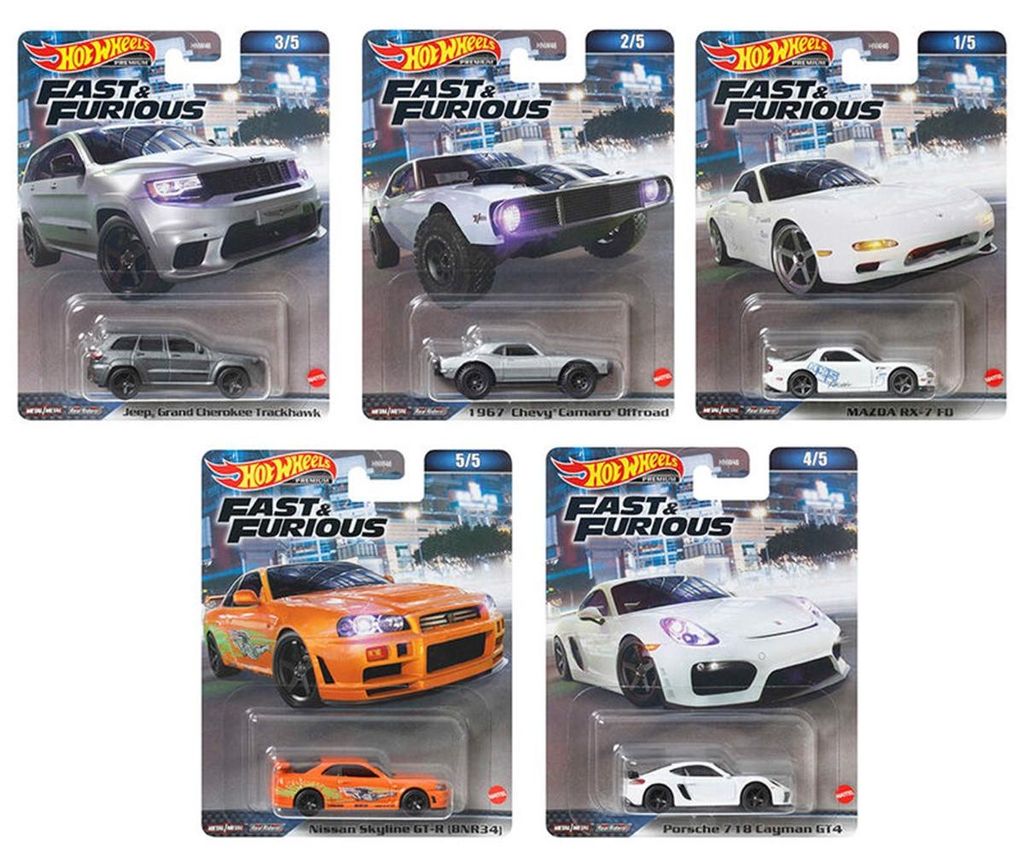 Hw Premium English - Fast And Furious Asst Image du produit 