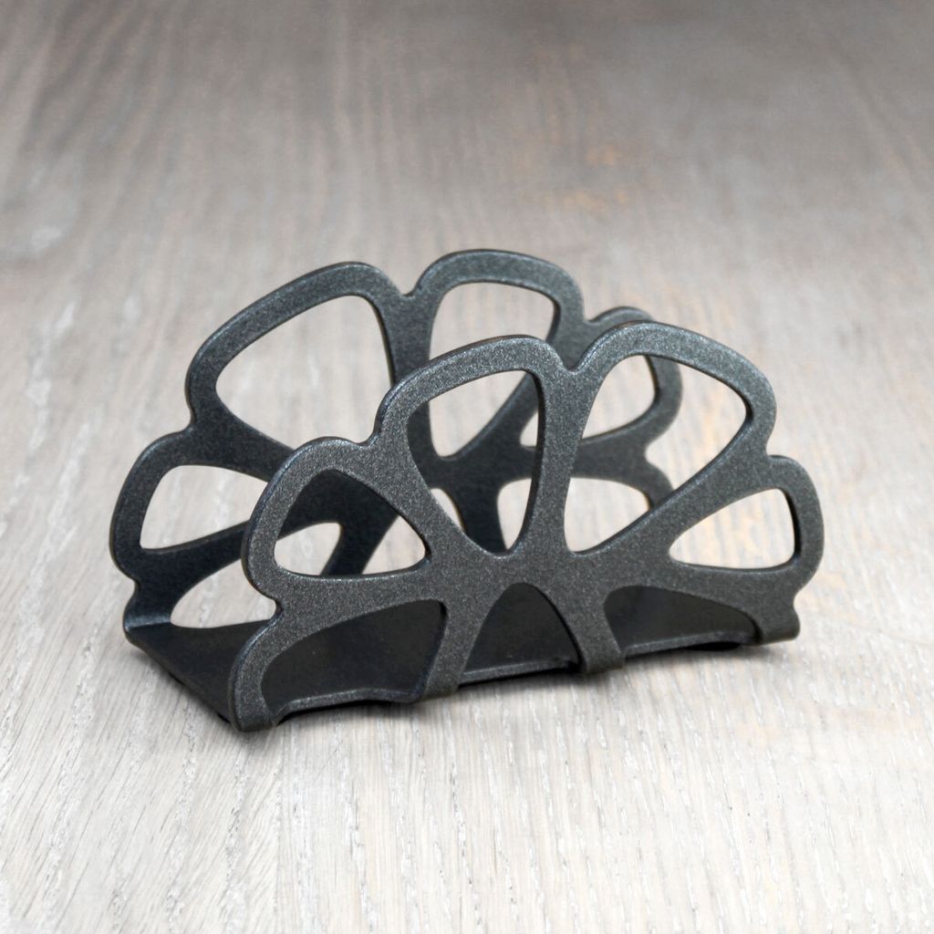 enjoy design - Flower Serviettenhalter Anthrazit