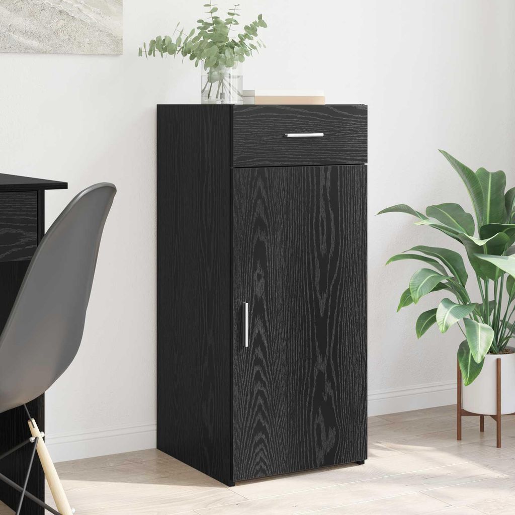 Armoire de rangement vidaXL en chêne noir 40 x 42,5 x 93 cm Image du produit 