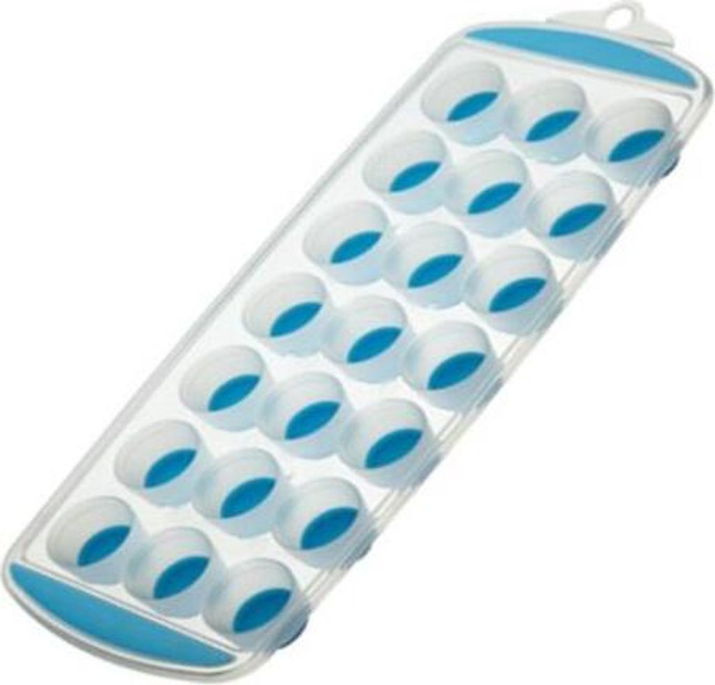 COLOURWORKS Flexible Eiswürfelschale, blau, 29,9x11,9x2,5 cm