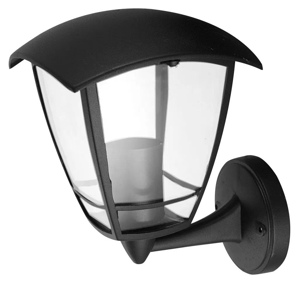 Applique Murale Extérieur Selene Aluminium Noir Culot E27 Bras Inférieur