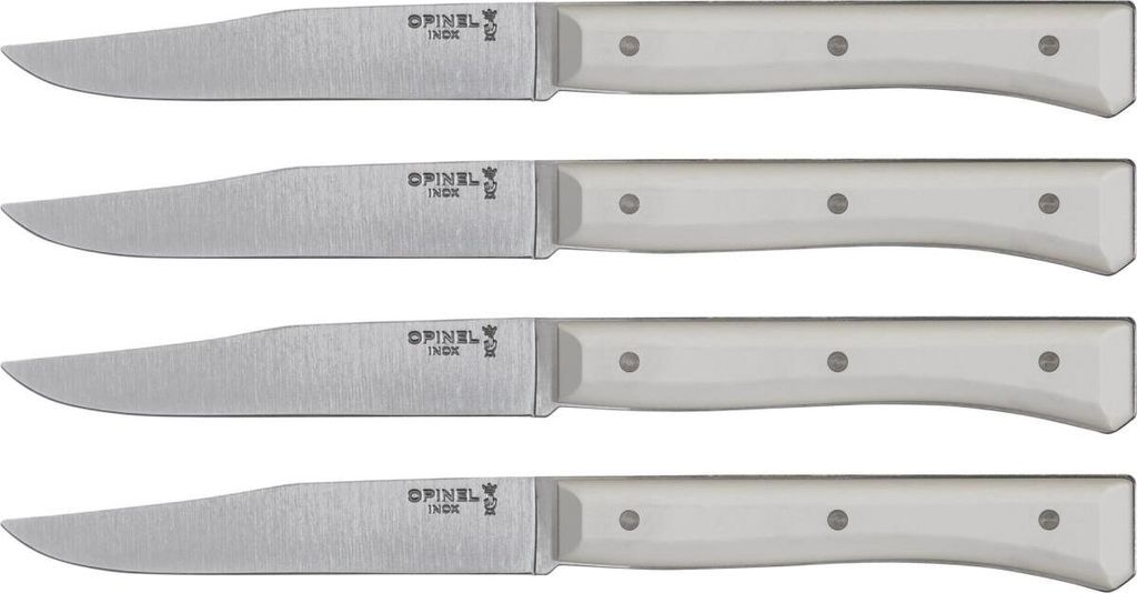 Set di coltelli da tavola Opinel Facette 4 pezzi bianco Immagine del prodotto 