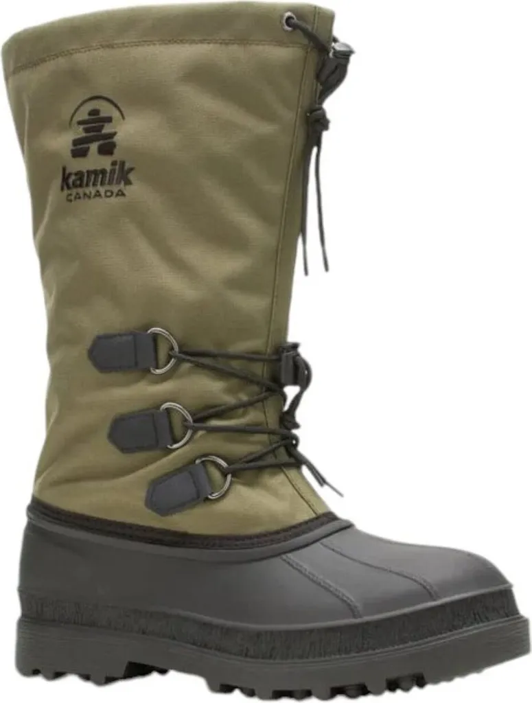 Bottes Kamik Canuck NK0012CDOL - Après-skis Homme Robustes en Noir