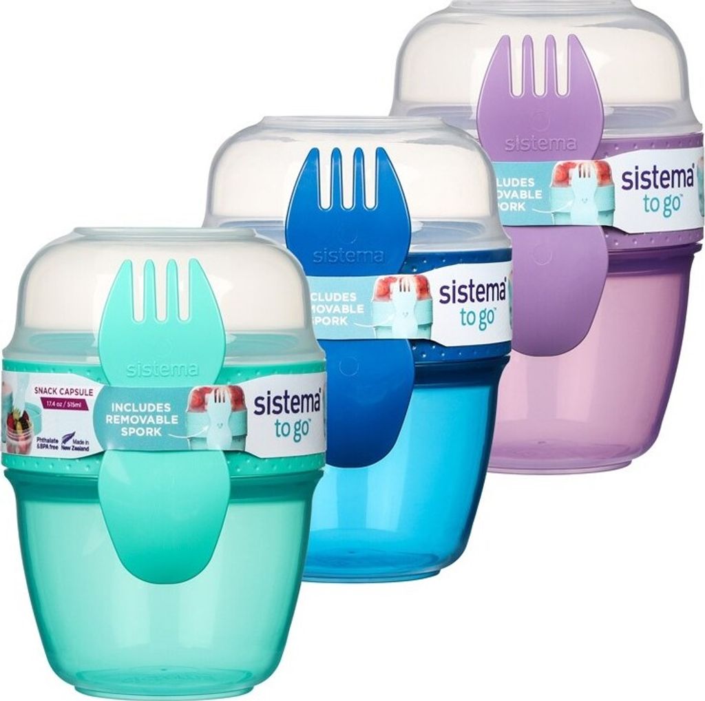Sistema® TO GO™ Pojemnik na przekąski z 2 przegródkami i Zdjęcie produktu 