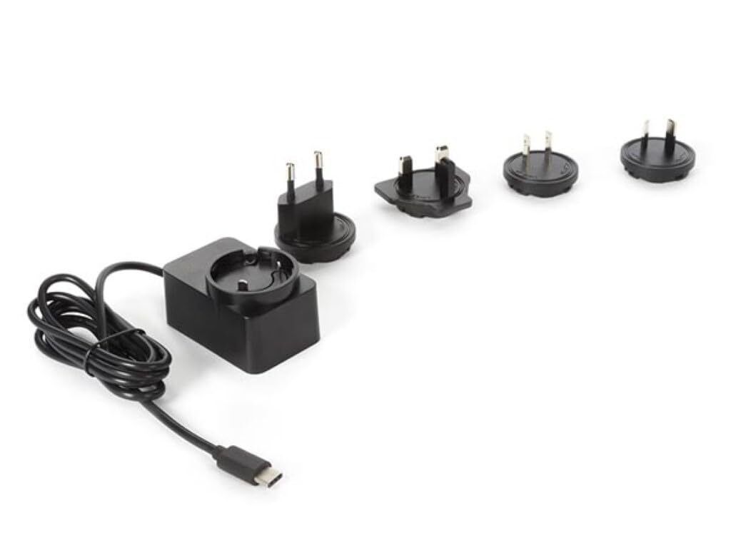 HQ-Power Kompaktes Ladegerät mit USB-C-Anschluss, mit 4 Reisesteckern, geeignet für Australien,