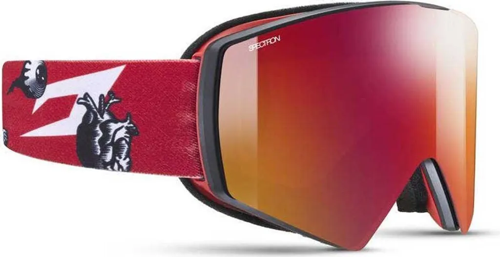 Lunettes de ski Julbo Sharp noir et rouge - Masque de ski performance