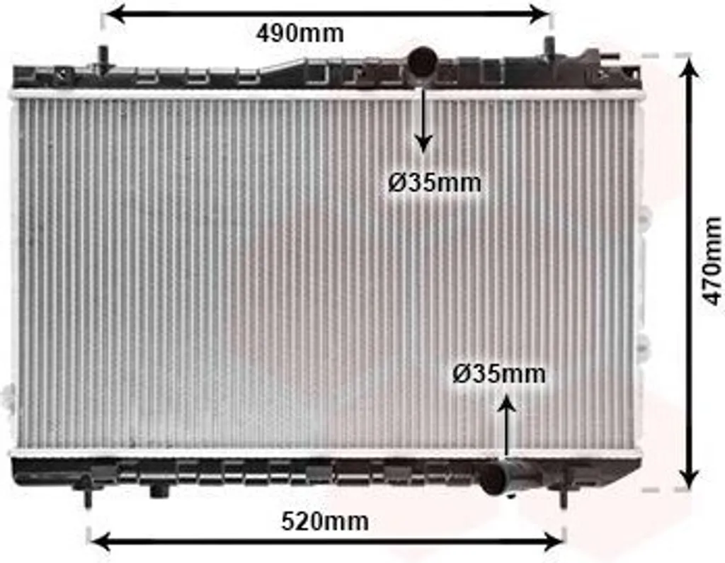 Remplacement Radiateur Moteur KIA Cerato I - VAN WEZEL 83002087