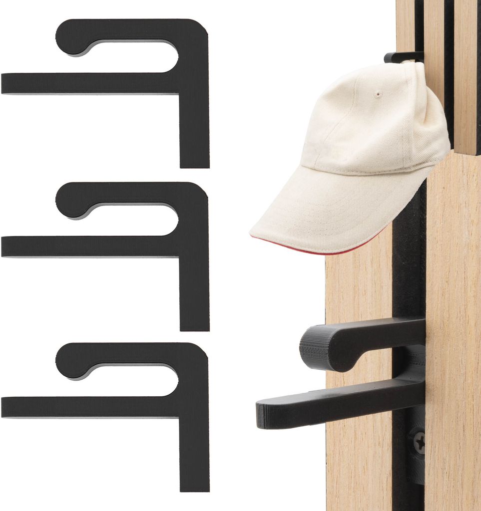 3x Garderobenhaken CAP-Haken Akustikpaneele Akustik Paneele Akustikpanele Cappy