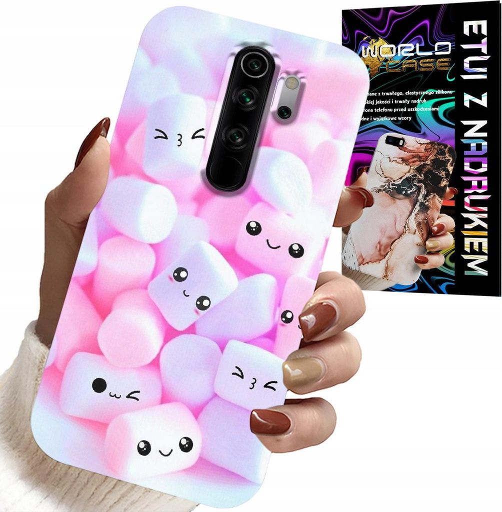 Hülle Für Xiaomi Redmi 9 - Süsses Marshmallow-Muster, Hülle, Rückseite