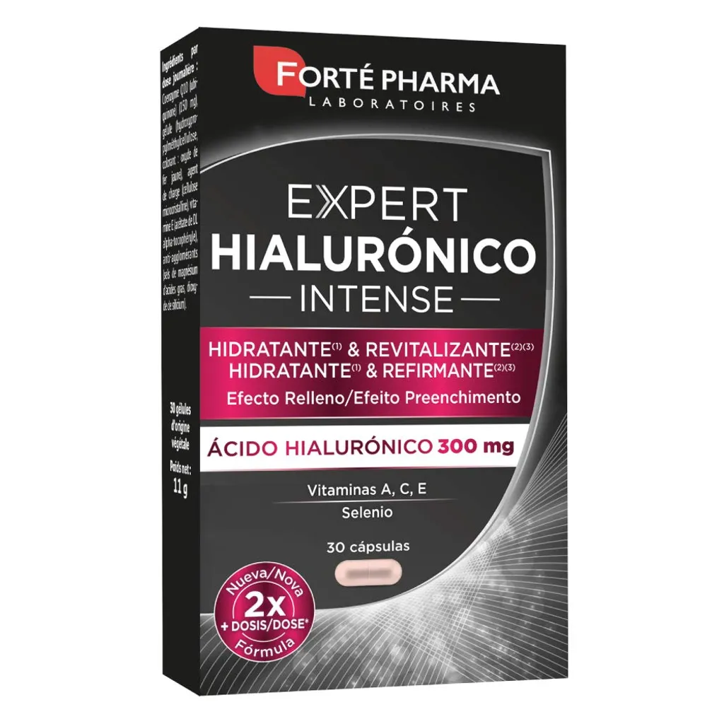 Complément Alimentaire Acide Hyaluronique Intense - 30 Gélules Anti-Âge