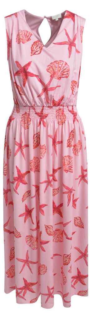 Milano Italy SLEEVELESS V-NECK MI ROS PRINT ROS XL