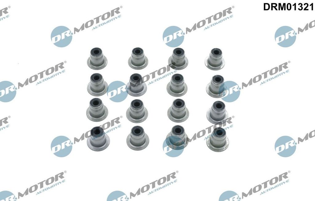 16x DR.MOTOR AUTOMOTIVE Ventilschaftdichtung-Satz DRM01321 für LAND ROVER Range Rover Evoque (L538) 16mm 9,8mm 13,5mm