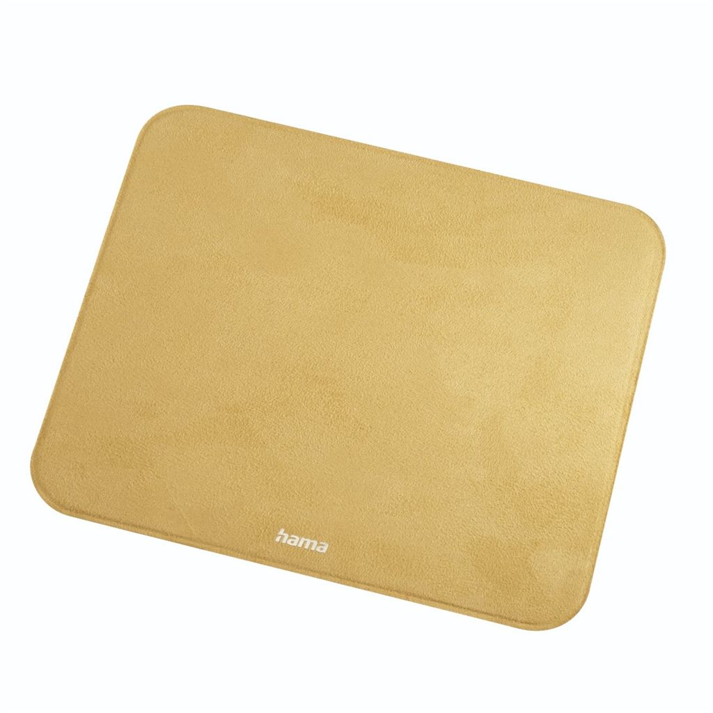 Hama Mauspad "Velvet", Senfgelb