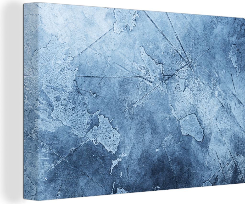 OneMillionCanvasses - Leinwandbilder - 140x90 cm, Schiefer - Steine - Retro, Wandbilder Kunstdruck Wanddekoration - Foto auf Leinwand - Gemälde ...