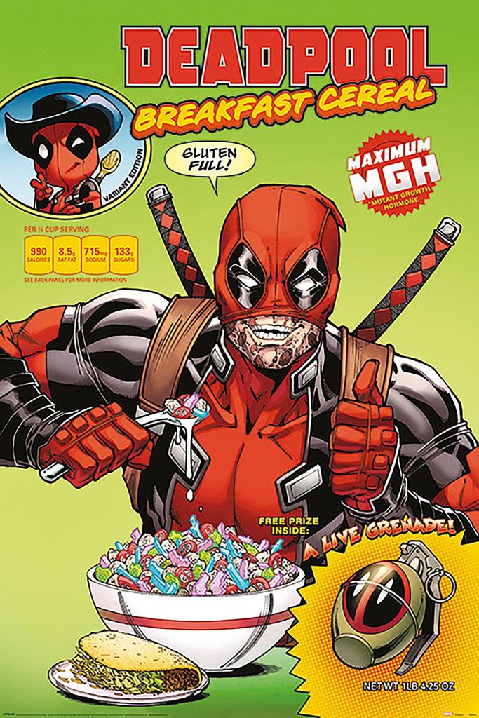 Marvel Comics Poster Deadpool Cereal (P40)