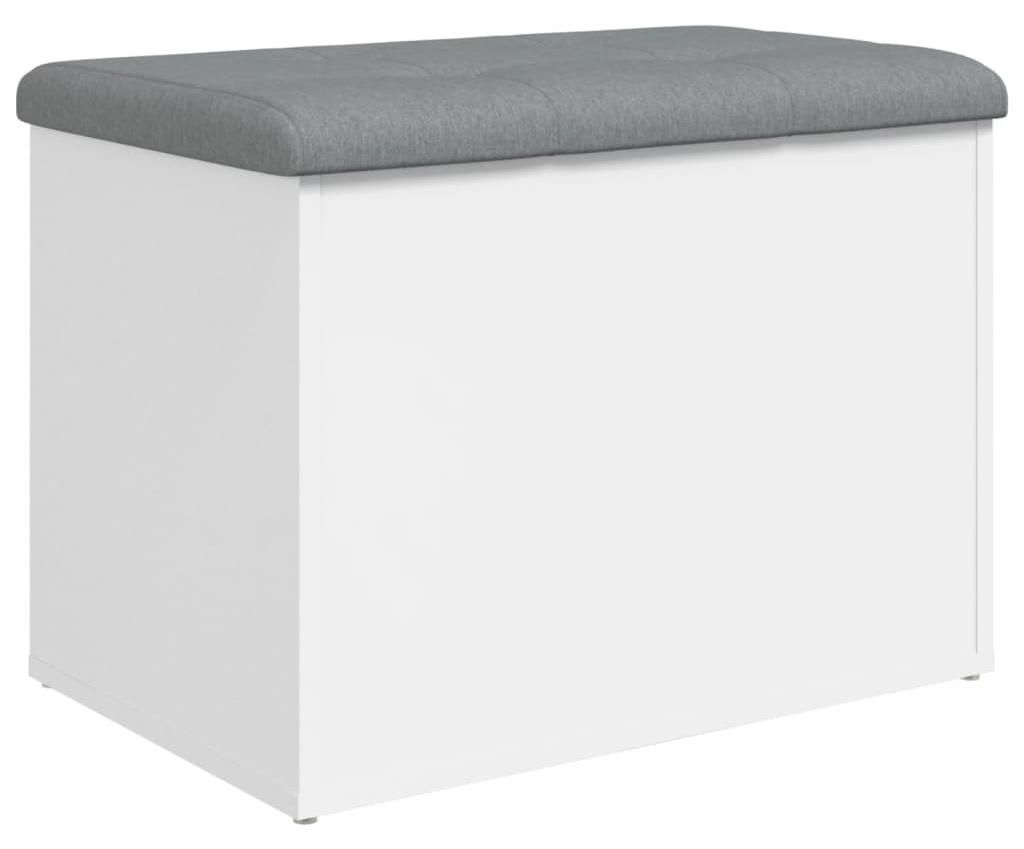 vidaXL Úložná lavica biela 62 x 42 x 45 cm Materiál na báze Obrázok produktu 