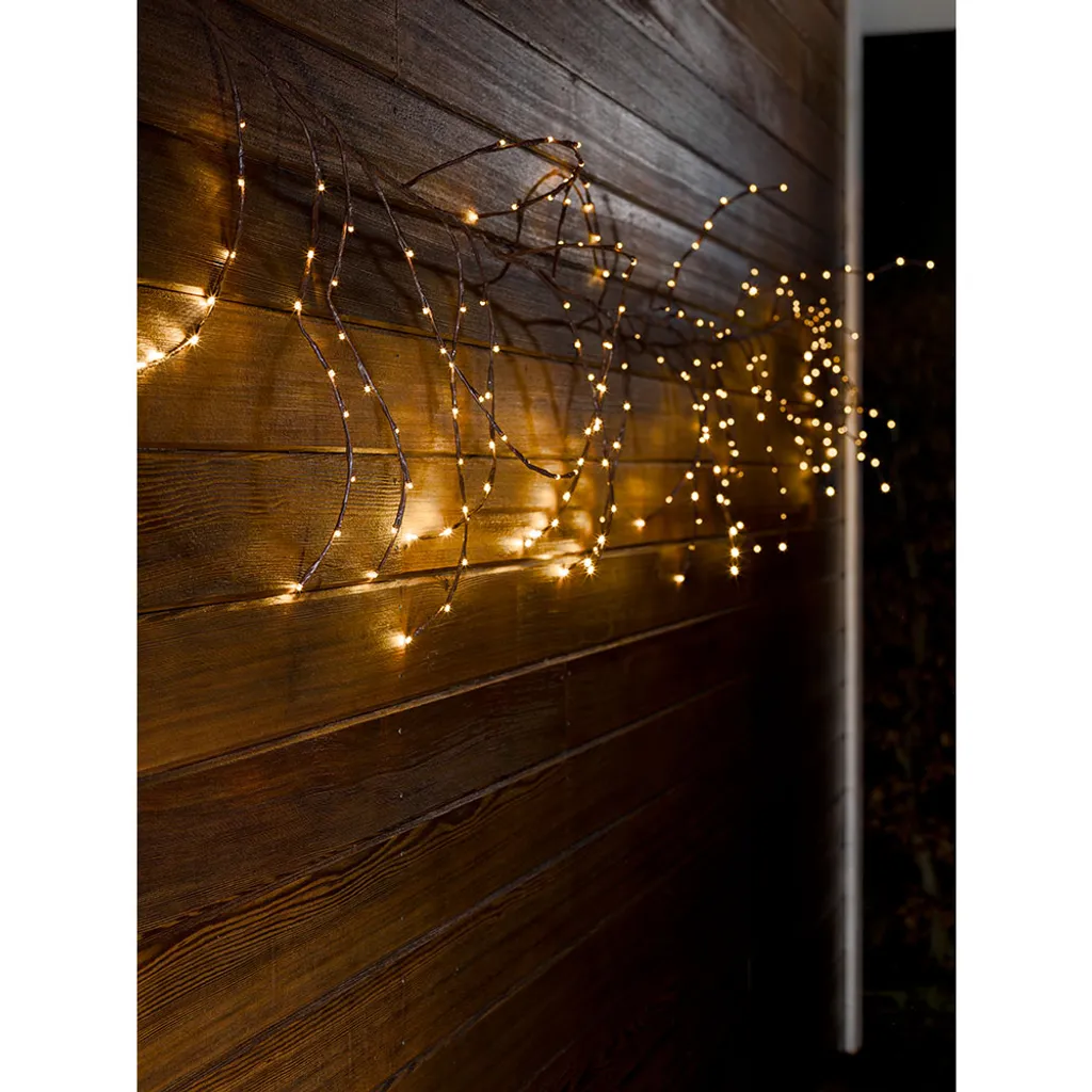 Couronne LED Variable 240 Diodes avec Câble Marron pour Extérieur 24V - 3