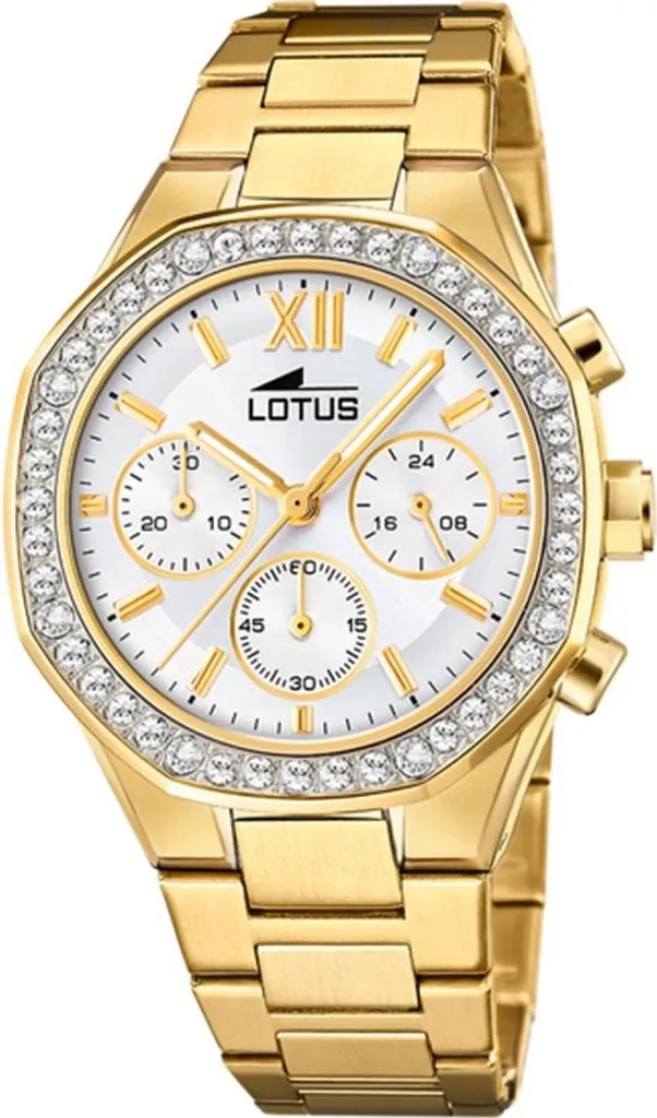 Montre Lotus Femme 18873/1 en Acier Inoxydable avec Cadran Argenté Chic
