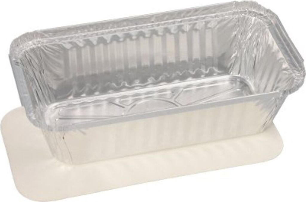 Papstar 14517, Aluminium, Silber, 0,7 l, 195 mm, 103 mm, 49 Produktbild 