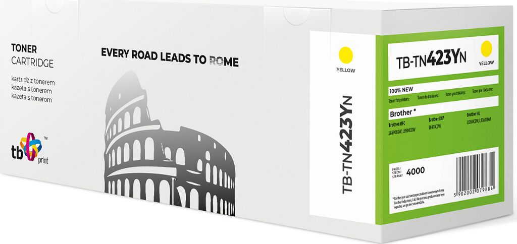 TB Print Toner for Brother TN423 Y TB-TN 423YN yellow 100% new