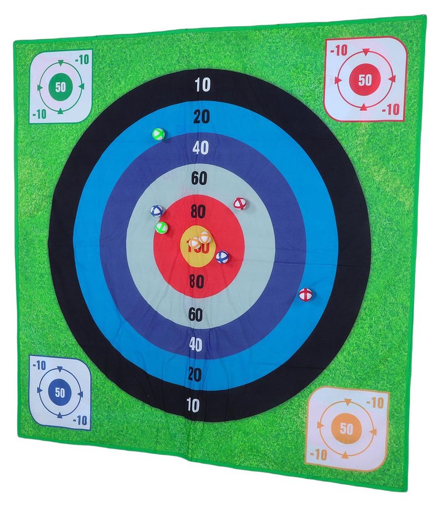 Golf-Chipping-Spiel – beidseitig nutzbare Matte für drinnen und draußen – Sportspielzeug – verstellbarer Golfschläger mit rutschfestem Gri...