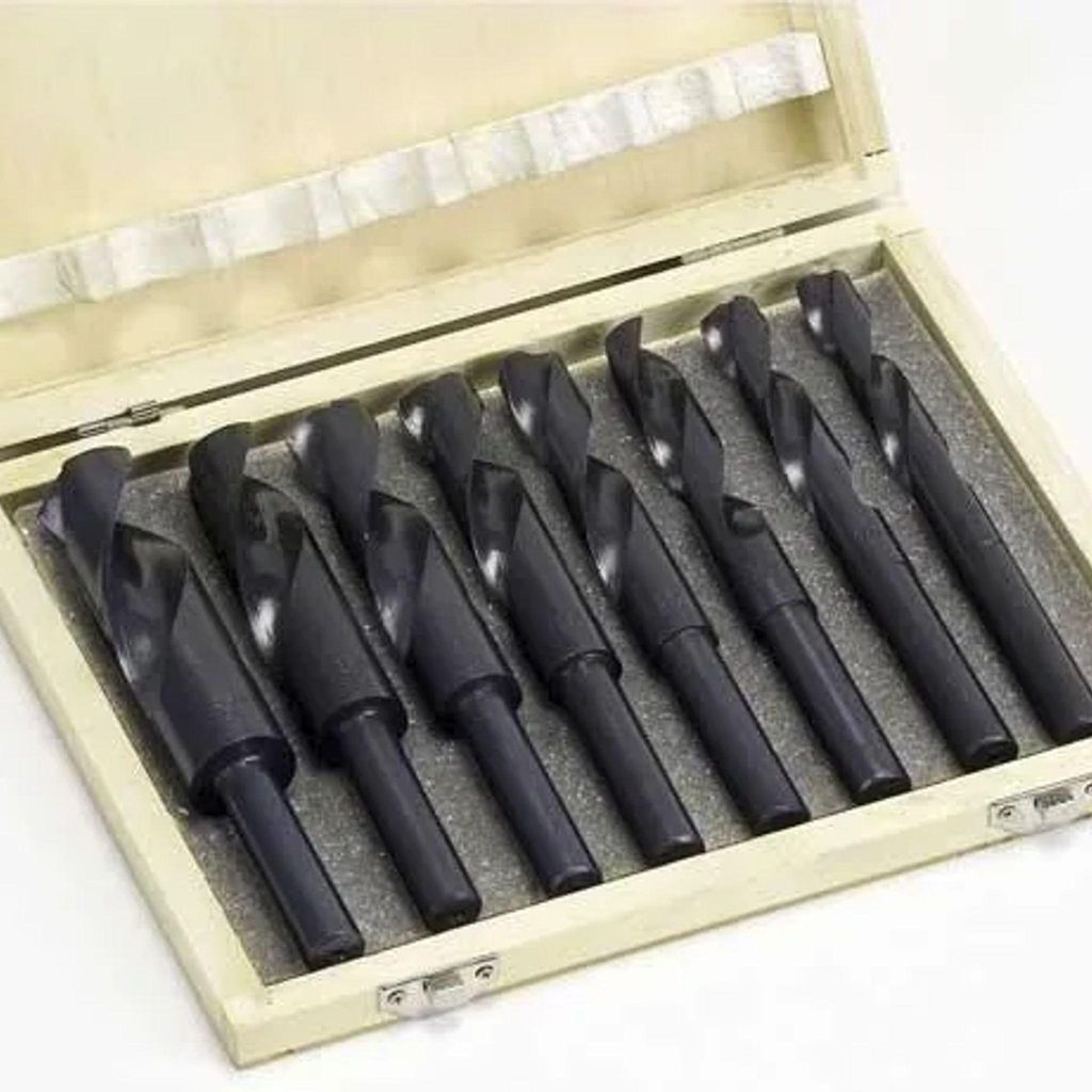 Twist drill set with machined shaft, 8 pieces Immagine del prodotto 