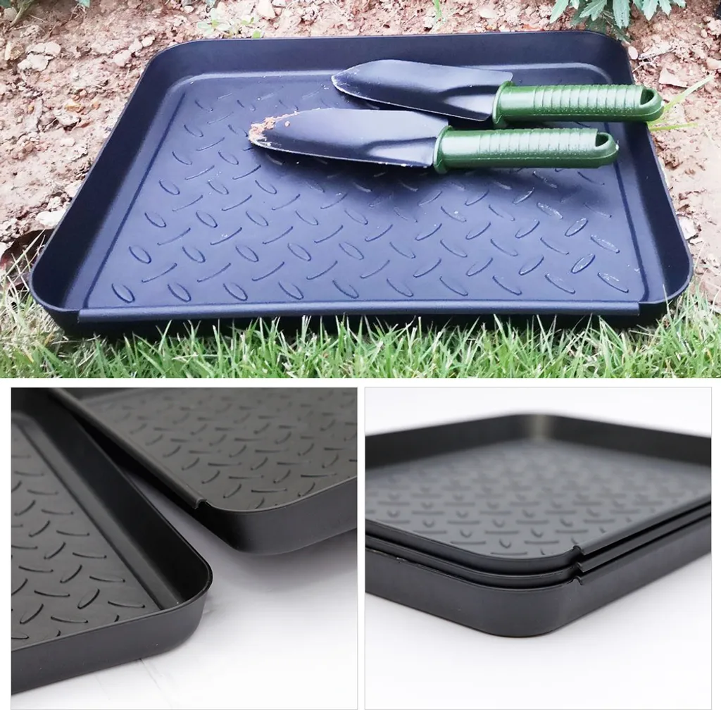 3Pcs Vassoio lavabile per scarpe da giardino Vassoio multifunzionale per piante animali domestici Strumenti