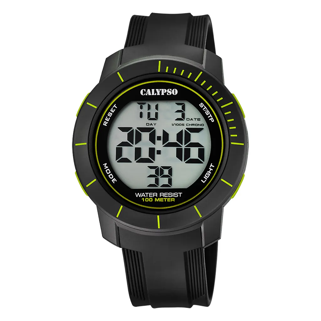 Calypso orologio analogico da uomo, orologio da polso sportivo in gomma nero UK5839/1