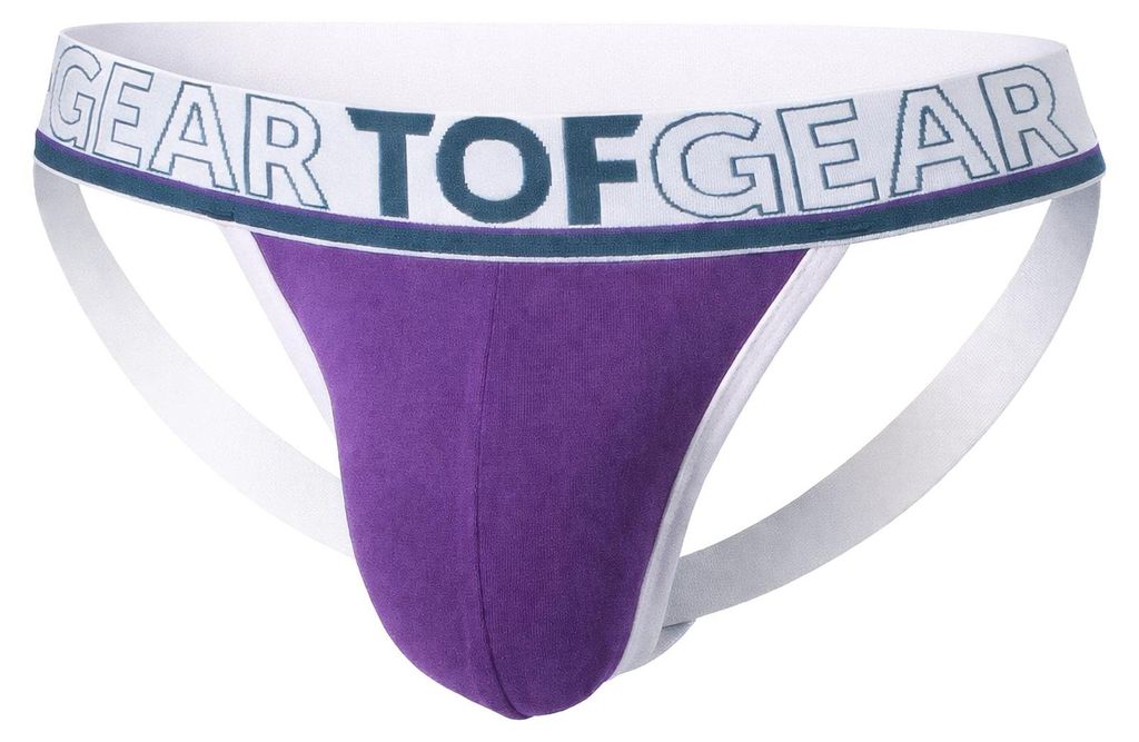 TOF Paris - Herren Unterwäsche - Champion Jockstrap Purple - 1x Größe L