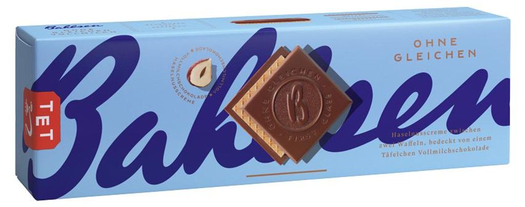 Bahlsen bez rovnítka Mléčná čokoláda a lískooříškový krém Obrázek produktu 