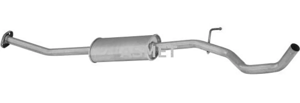 Pot d'Échappement Intermédiaire Micra 1.2 1.4 - ASMET 14049 Acier