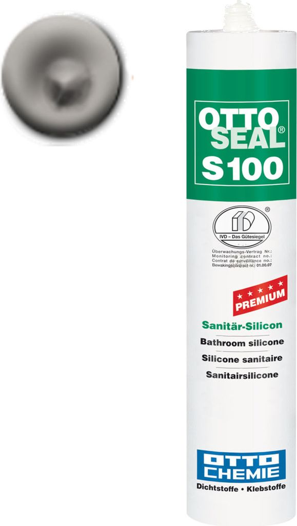 OTTOSEAL S 100 Sanitär-Silicon Manhattan matt Kartusche Immagine del prodotto 