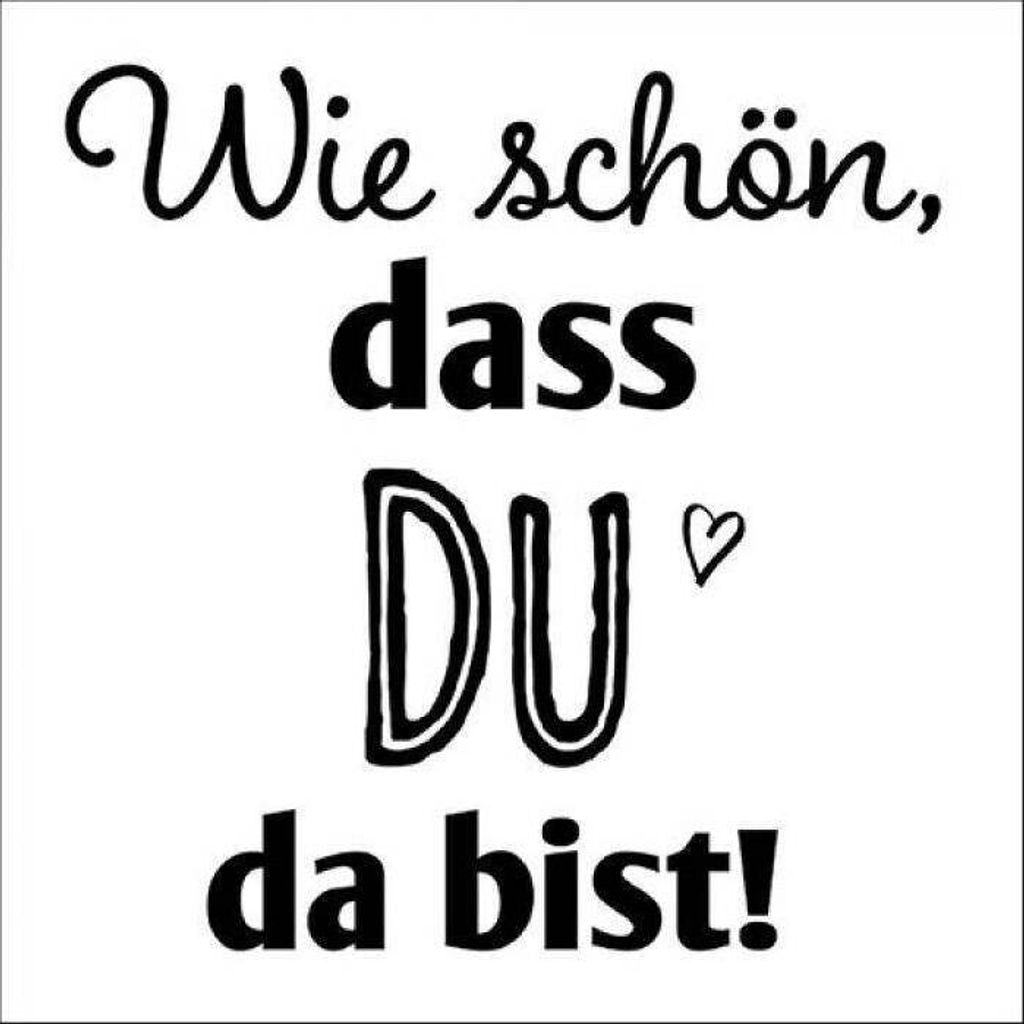20 Servietten Sprüche Schön dass du da bist zur Feier und Tischdeko 33cm