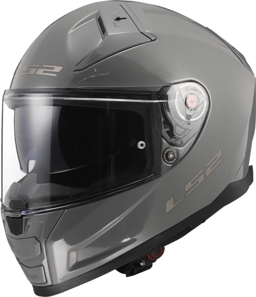 Integralhelm LS2 FF811 VECTOR II Solid Glänzend Nardo Grau Produktbild 