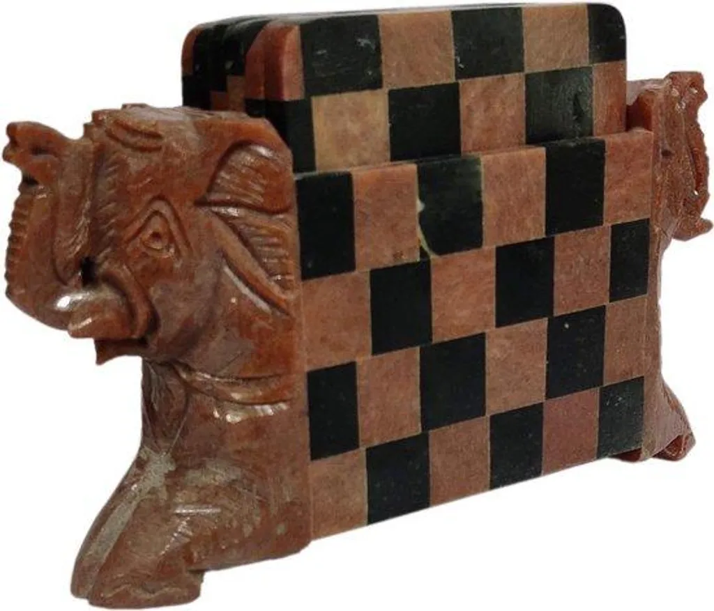 Évitez les taches avec ces sous-verres en stéatite Battle Royale - Lot 6
