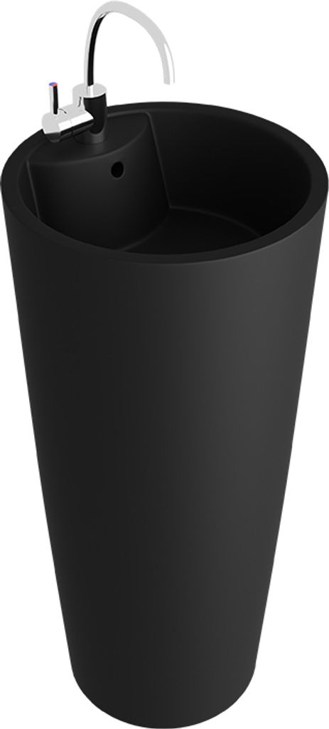 LAVITA Standwaschbecke Uvas Black | Freistehendes Produktbild 