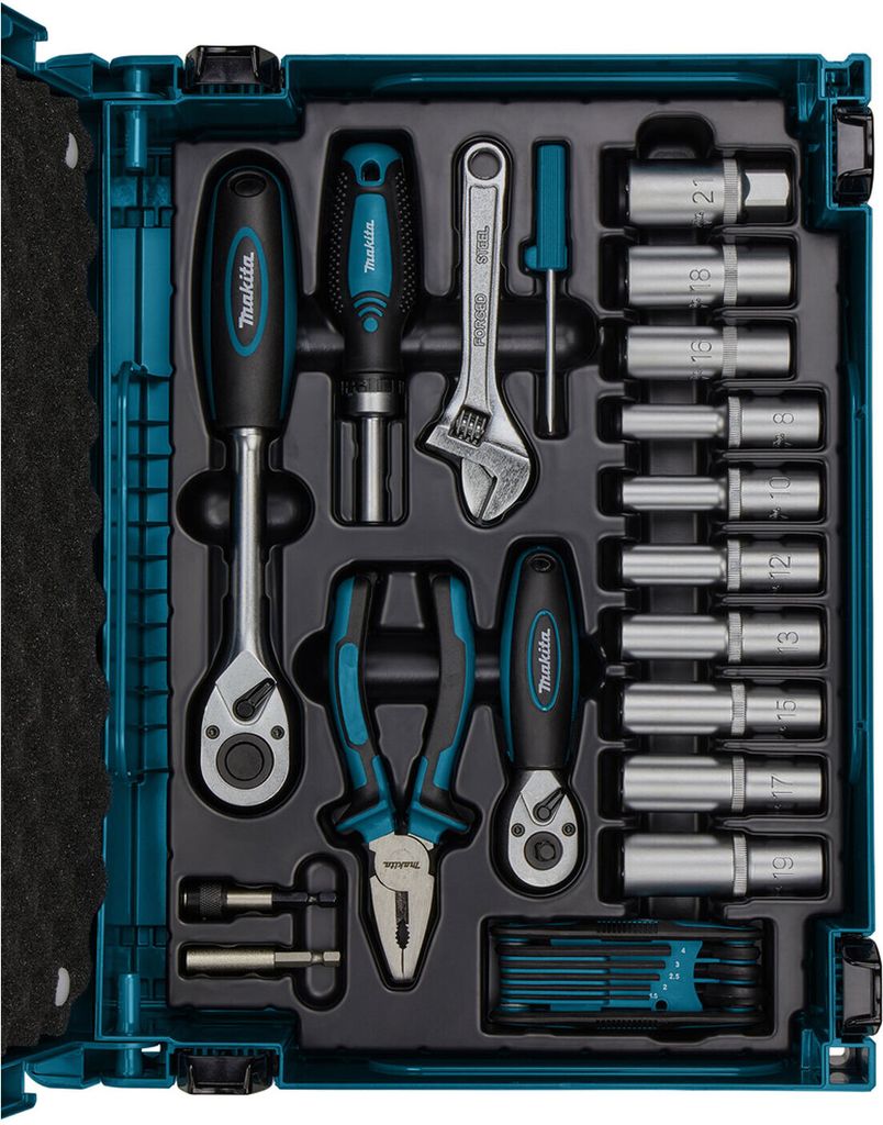 Makita E-11542 Mechaniker-Set mit Handwerkzeugen, im Produktbild 7