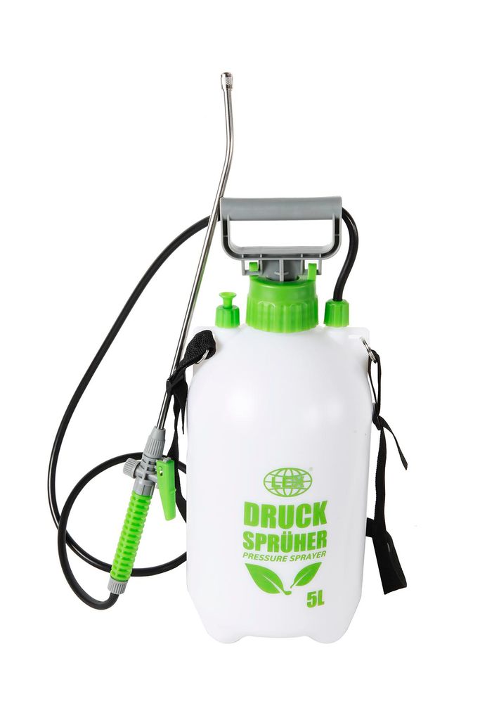 Drucksprüher Pumpsprüher Sprühflasche 5L Schultergurt Sprühkopf